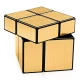 Кубик Рубика 2х2х2 Зеркальный (золото)