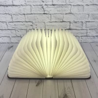 Светильник Книга 3Д (темное дерево)