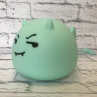 Силиконовый сенсорный ночник LED Монстрик (голубой)