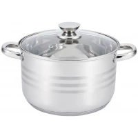 Кастрюля UNIQUE UN-5001 (0,8л, нержавейка, с крышкой)