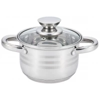 Кастрюля UNIQUE UN-5009 (9,0л, нержавейка, с крышкой)