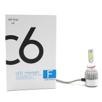 Лампы светодиодные С6 LED H4 (3800Лм, 36Вт, 8-48В) Лампы светодиодные С6 LED H4 (3800Лм, 36Вт, 8-48В)