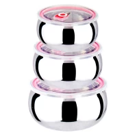 Судок UNIQUE UN-1516 3шт/наб нержавейка