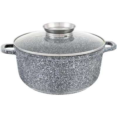 Казан UNIQUE UN-5212 1.25 л (16*7.5см, круглый, гранитный)