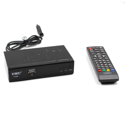 Тюнер DVB-T2 0968 Metal с поддержкой wifi адаптера (с экраном)