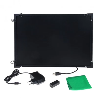 Доска для рисования FLUORECENT BOARD WITH STAND 50*70 на стойке c фломастером и салфеткой Доска для рисования FLUORECENT BOARD WITH STAND 50*70 на стойке c фломастером и салфеткой