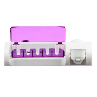 Дозатор зубной пасты с держателем щеток BRUSH STERILIZER, УФ стерилизатор