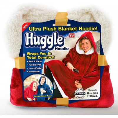 Худи для взрослых Huggle Hoodie (плед-кофта)