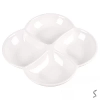 Менажница фарфор 25*25*4.5см