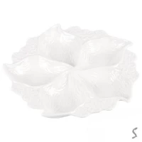 Менажница фарфор 20.5*20.5*2.5см