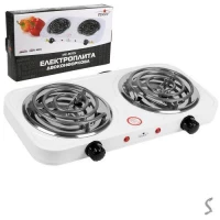 Плита электрическая переносная двухконфорочная 2*1000W d140мм