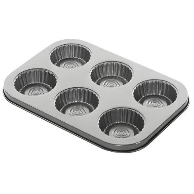 Форма для выпечки кексов 6шт/л 27*18.5*3см