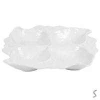 Менажница фарфор 21.5*21.5*3см