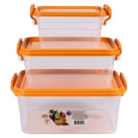 Контейнеры пищевые с ручками 3пр/наб 0.85/1.6/3.0л 18*25*11см