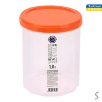 Контейнер пищевой с резьбой 1.0л d11*13.5см