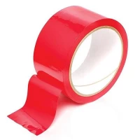 Скотч упаковочный красный 200м