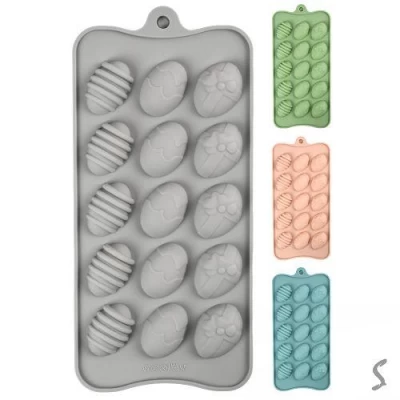 Форма силикон для конфет "Пасхальная" 15шт/л 22*10.5*2см