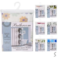 Штора в ванную 180*180см