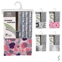 Штора в ванную 180*180см