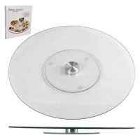 Подставка крутящаяся стекло 32см