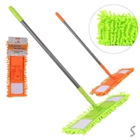 Швабра-полотер с телескопической ручкой 120*42*13см
