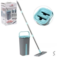 Швабра с ведром 15*13*34см с автоматическим отжимом 1.25м