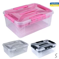 Контейнер универсальный со съемной полкой 10л 27.3*37.2*13.8см (школьный А4)