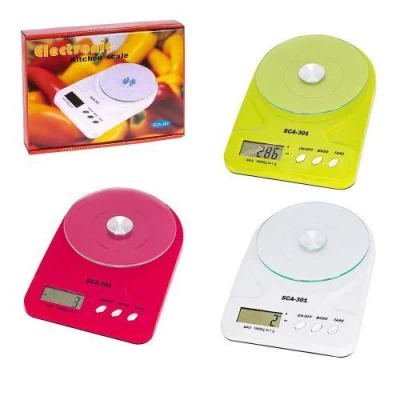 Весы кухонные электронные 0~7кг 24*17*5см