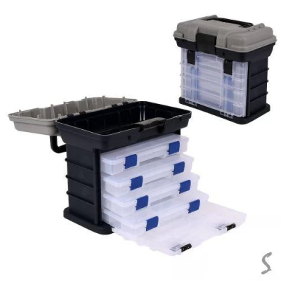 Ящик для снастей 5секц 24*17.5*26.5см Ящик для снастей 5секц 24*17.5*26.5см