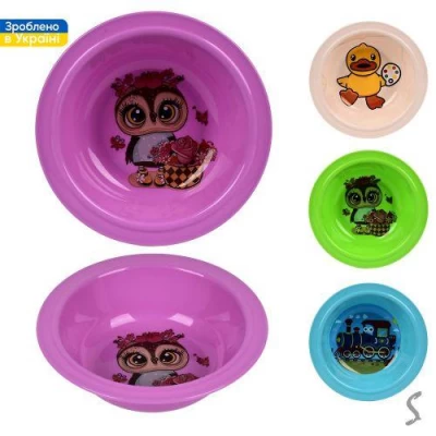 Тарелка детская суповая "Солнышко" пластик 16.5см Тарелка детская суповая "Солнышко" пластик 16.5см