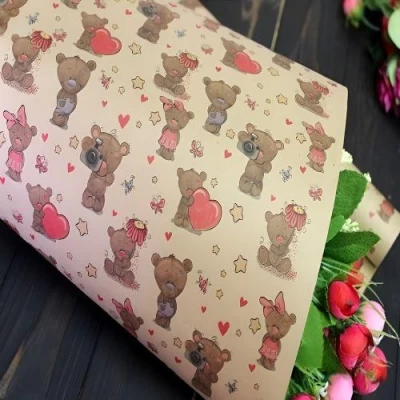 Бумага упаковочная крафт 