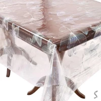 Клеенка жидкое стекло с голографич.рисунком Laser 1.37*20м