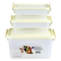 Контейнеры пищевые с ручками 3пр/наб 0.55/0.95/2.0л 14.6*22*11см