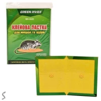 Мышеловка липкая зеленая 17*12см