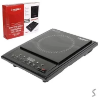 Плита индукционная ударопрочная крист.поверхность 2000W 28*36см (8 темп.реж,7 пр.) Плита индукционная ударопрочная крист.поверхность 2000W 28*36см (8 темп.реж,7 пр.)