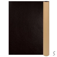 Кожзам самоклеющийся 50*137см коричневый