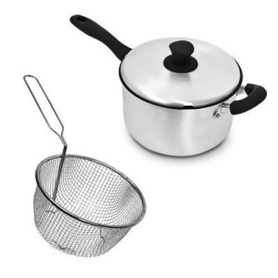 Фритюрница (ковш, сито) инд.дно 22*12см 4л