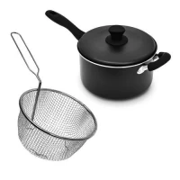 Фритюрница (ківш, сито) инд.дно 22*12см 4л