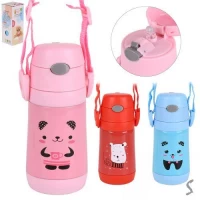 Термос-поилка детский с трубочкой 350мл