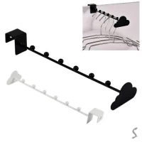 Вешалка-органайзер на двери для тремпелей 27*3.5см