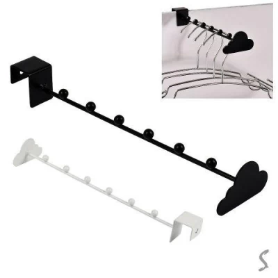 Вешалка-органайзер на двери для тремпелей 27*3.5см