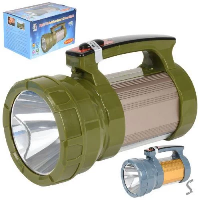Фонарик светодиодный 10W (24+1Led) батарея 4V 7.5Ah