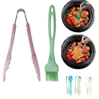 Кухонный набор 2пр/наб (кисточка 23.5см, щипцы 21см)