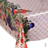 Клеенка ПВХ 3-хсл. глянцевая на ткан.основе Glossy 1.37*20м