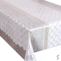 Клеенка ПВХ с принтом на ткан.основе глянец Марсель 1.37*20м