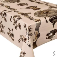 Клеенка ПВХ с принтом на ткан.основе Неаполь 1.37*20м