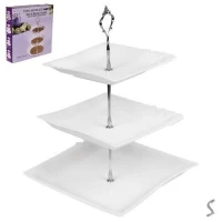 Фруктовница фарфор 3 яруса 