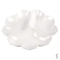 Менажница фарфор 30*30*4см