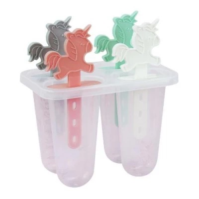 Формы для мороженого "Единорог" 4шт/наб 15*13.5*9см