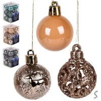 Елочные шарики 4см 12шт/наб